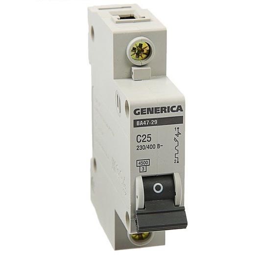 ��������������� 1P 25� ��47-29 � GENERICA MVA25-1-025-C/��� SIMPLE